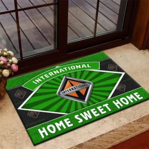 Cross-Country Rig Doormat, All Over Print Doormat For Car Lovers CAR303 - Green