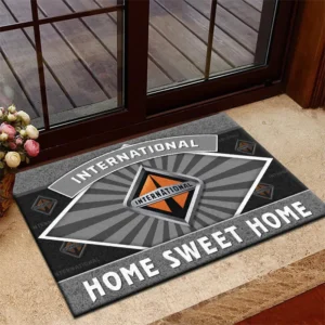Industrial Hauler Doormat, All Over Print Doormat For Car Lovers CAR303 - Gray