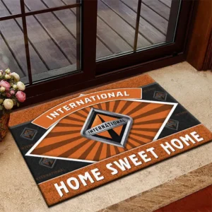 Heavy-Duty Rig Doormat, All Over Print Doormat For Car Owners CAR303 - Orange