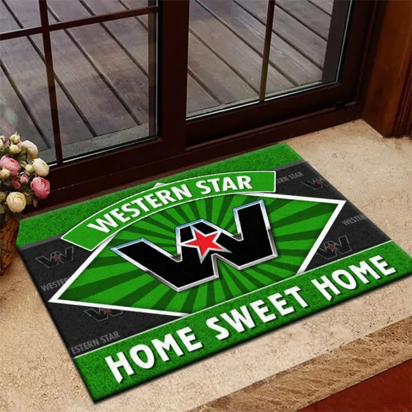 Cargo Hauler Doormat, All Over Print Doormat For Car Lovers CAR303 - Green