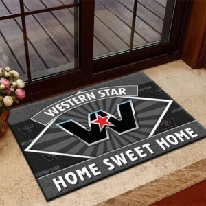 Industrial Vehicle Doormat, Durable Auto-Inspired Rug for Garage or Home Entry CAR303 - Gray