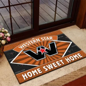 Industrial Vehicle Doormat, All Over Print Doormat For Car Lovers CAR303 - Orange