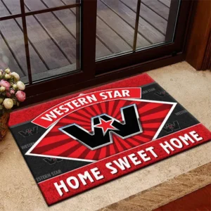 Cargo Hauler Doormat, All Over Print Doormat For Car Fans CAR303 - Red