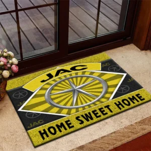 Light-Duty Truck Doormat, Automotive Logo Style Floor Mat CAR303 - Yellow