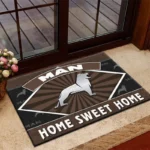 Logistic Support Truck Doormat, All Over Print Doormat For Car Lovers CAR303 - Brown
