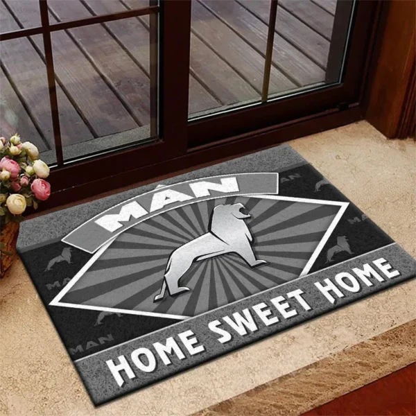 Fleet Transport Vehicle Doormat, All Over Print Doormat For Car Fans CAR303 - Gray