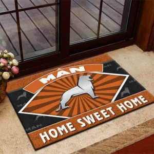 Fleet Transport Vehicle Doormat, All Over Print Doormat For Car Lovers CAR303 - Orange
