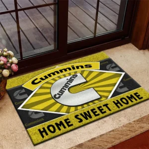 TitanTorque Power Systems Doormat, All Over Print Doormat For Car Lovers CAR303 - Yellow