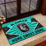 All-Terrain Vehicle Doormat, All Over Print Doormat For Car Owners CAR303 - Cyan