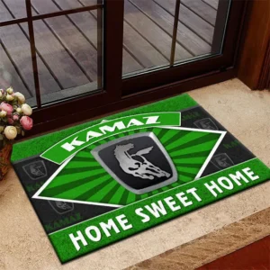 Heavy Truck Doormat, Automotive Logo Style Floor Mat CAR303 - Green