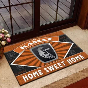 Military Truck Doormat, All Over Print Doormat For Car Owners CAR303 - Orange