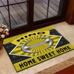 Long-Haul Truck Doormat, All Over Print Doormat For Car Lovers CAR303 - Yellow