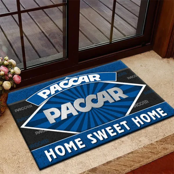 Freight Truck Doormat, All Over Print Doormat For Car Lovers CAR303 - Blue