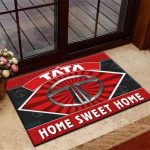 TrailForce Vehicles Doormat, Durable Auto-Inspired Rug for Garage or Home Entry CAR303 - Red
