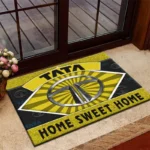 TrueHaul Vehicles Doormat, All Over Print Doormat For Car Owners CAR303 - Yellow