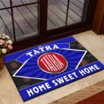 Rugged Truck Doormat, All Over Print Doormat For Car Owners CAR303 - Blue