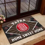 Off-Road Truck Doormat, Automotive Logo Style Floor Mat CAR303 - Brown