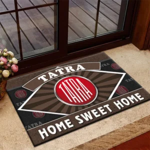Off-Road Truck Doormat, Automotive Logo Style Floor Mat CAR303 - Brown