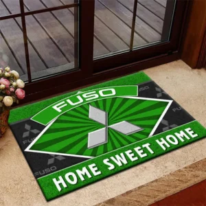 Cargo Hauler Doormat, All Over Print Doormat For Car Owners CAR303 - Green