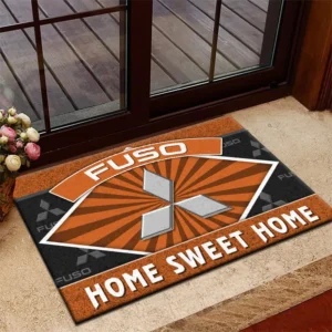 Heavy Truck Doormat, All Over Print Doormat For Car Lovers CAR303 - Orange