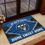 Flexhaul Systems Doormat, All Over Print Doormat For Car Owners CAR303 - Blue