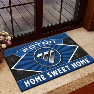 Flexhaul Systems Doormat, All Over Print Doormat For Car Owners CAR303 - Blue