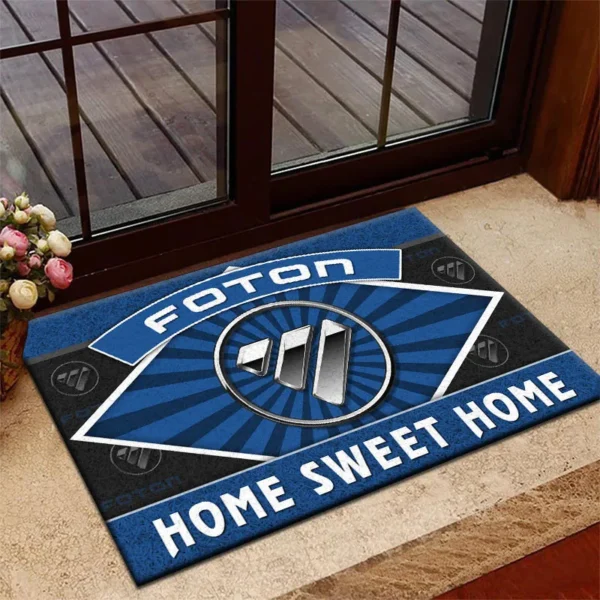 Flexhaul Systems Doormat, All Over Print Doormat For Car Owners CAR303 - Blue