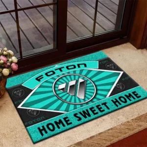 Frontiermax Vehicles Doormat, All Over Print Doormat For Car Lovers CAR303 - Cyan