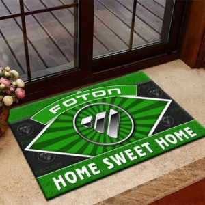 Flexhaul Systems Doormat, All Over Print Doormat For Car Owners CAR303 - Green