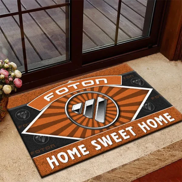 Fastride Trucks Doormat, All Over Print Doormat For Car Owners CAR303 - Orange