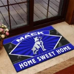 Long-Haul Vehicle Doormat, Durable Auto-Inspired Rug for Garage or Home Entry CAR303 - Blue