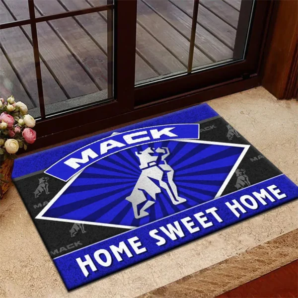 Long-Haul Vehicle Doormat, Durable Auto-Inspired Rug for Garage or Home Entry CAR303 - Blue