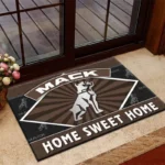 Heavy Truck Doormat, Automotive Logo Style Floor Mat CAR303 - Brown