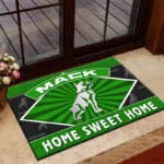 Logistics Truck Doormat, Automotive Logo Style Floor Mat CAR303 - Green