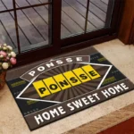Logging Vehicle Doormat, All Over Print Doormat For Car Lovers CAR303 - Brown
