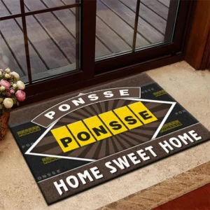 Logging Vehicle Doormat, All Over Print Doormat For Car Lovers CAR303 - Brown