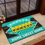 Harvesting Machine Doormat, All Over Print Doormat For Car Owners CAR303 - Cyan