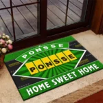Tree Cutting Machine Doormat, All Over Print Doormat For Car Fans CAR303 - Green