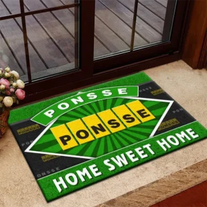 Tree Cutting Machine Doormat, All Over Print Doormat For Car Fans CAR303 - Green