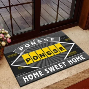 Timber Harvester Doormat, Durable Auto-Inspired Rug for Garage or Home Entry CAR303 - Gray