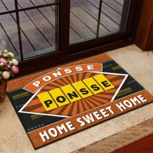 Wood Forwarder Doormat, All Over Print Doormat For Car Owners CAR303 - Orange
