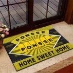 Harvesting Machine Doormat, All Over Print Doormat For Car Fans CAR303 - Yellow