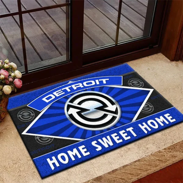 Long-Haul Engine System Doormat, All Over Print Doormat For Car Lovers CAR303 - Blue