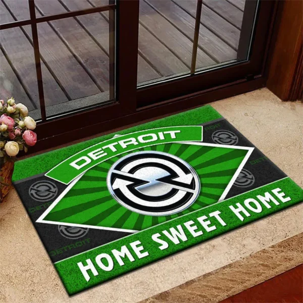 Truck Torque Beast Doormat, All Over Print Doormat For Car Fans CAR303 - Green