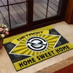Truck Torque Beast Doormat, Durable Auto-Inspired Rug for Garage or Home Entry CAR303 - Yellow