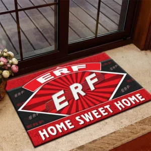 Old-Style Cargo Hauler Doormat, All Over Print Doormat For Car Owners CAR303 - Red