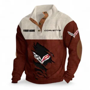 Timeless Roadster Men's Stand Up Collar Base Shirt, Exclusive Logo Hoodie For Car Lovers CAR402 - Dark Red