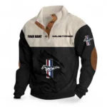 Performance Car   Men's Stand Up Collar Base Shirt, Exclusive Logo Hoodie For Car Lovers CAR402 - Black