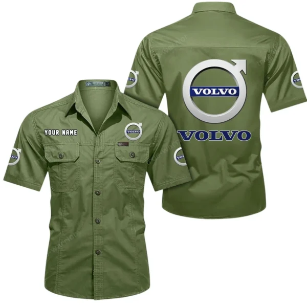 Premium European Ride Exclusive Logo Short Sleeved Shirt, Gift For Premium European Ride Enthusiasts CAR444 - Fruit Green