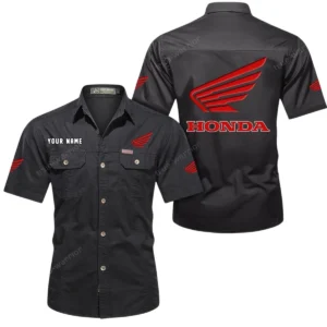 Adventure Motorbike Exclusive Logo Short Sleeved Shirt, Gift For Adventure Motorbike Enthusiasts CAR444 - Black